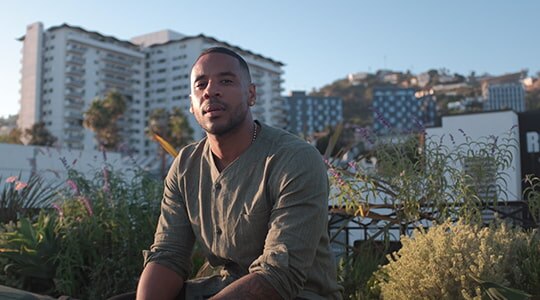 Reggie Yates in Hollywood Los Angeles