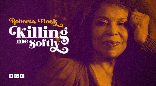 Image of Roberta Flack in Sepia tone