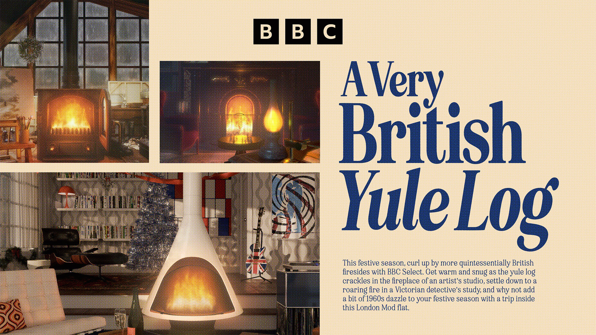 A very british yule log