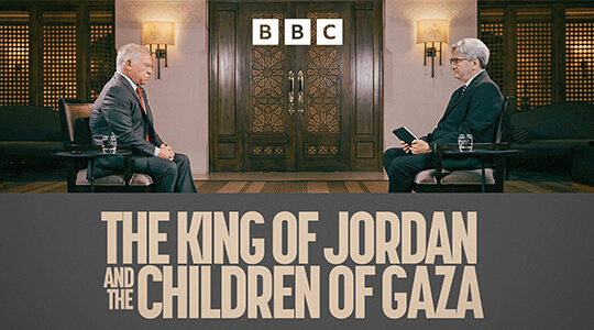 The King of Jordan and the Children of Gaza